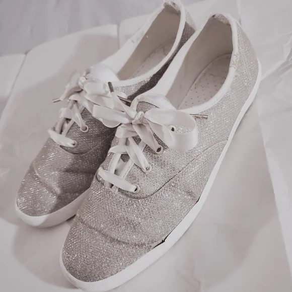 Kate Spade Keds Shimmery Light Gold Keds- Limited Edition 8.5US - Picture 9 of 16